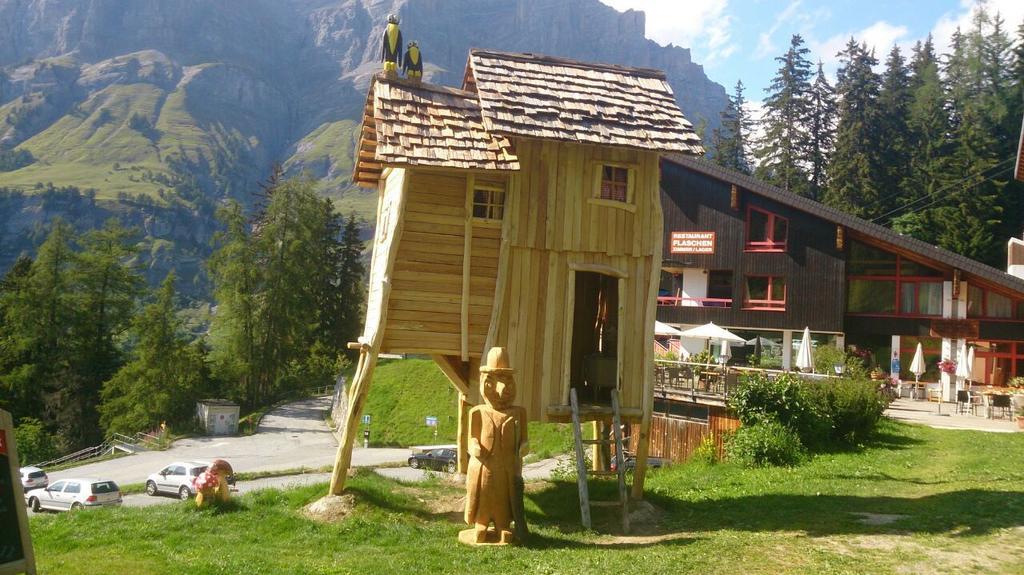 Hotel Restaurant Flaschen Albinen Exterior photo